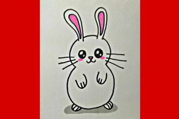 How to draw a cute rabbit