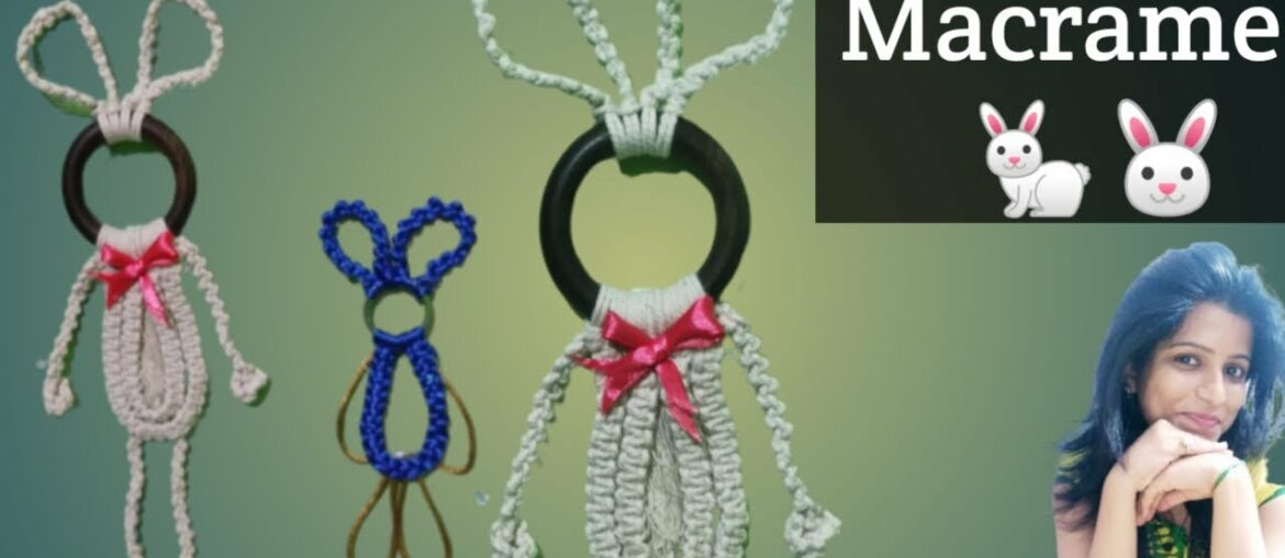 Macrame Rabbit | Bunny Design Tutorial In Hindi | खरगोश | Macrame Wall Hanging DIY | Easy Bunny DIY Macrame Rabbit | Bunny Design Tutorial In Hindi | खरगोश | Macrame Wall Hanging DIY | Easy Bunny DIY