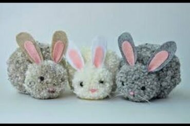 Easter Craft: DIY Bunny Pom Pom | DIY Easter Craft | Easter Kids Craft | Easter Bunny's 2020