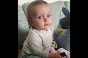 Baby Mia Playing with Bunny - Cute & Adorable Baby of Actress Gemma Atkinson