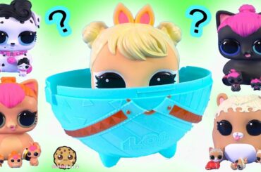 LOL Surprise Biggie Pets Families ! Mom Bunny with Mystery Blind Bags
