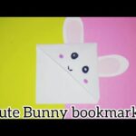 DIY cute bunny 🐰 bookmark | Anwesha's Craft Villa 😊