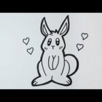 How to draw the cute Rabbit step by step | The easy way drawing