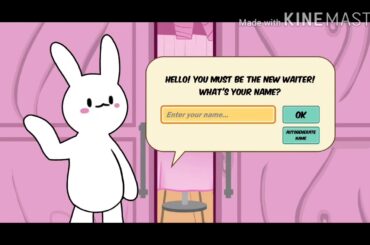 Bunny eating pancake bunny and cat super cute game