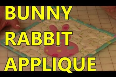 Bunny Rabbit Applique Pattern