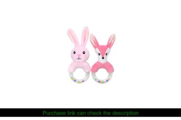 Cute Baby Rattle Toys Rabbit Plush Baby Cartoon Bed Toys baby 0-12 months Educational baby rattle R