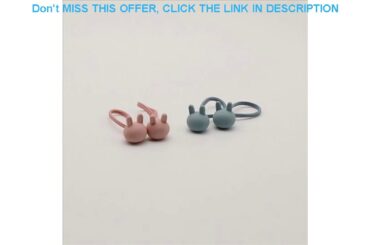 ITESO 2020 New Cute Cartoon Rabbit Elastic Hair Band Baby Girls Rubber Band Ponytail Holder Srunch