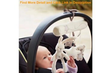 Deal Toddler Baby Newborn Cradle Toy Hanging Pendant Rattle Baby Plush Soft Toy Cute Animal Rabbit