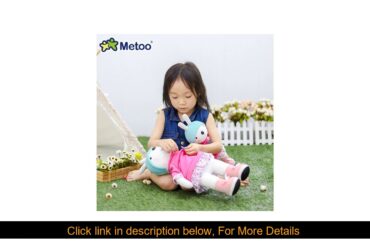 Promo 42CM Big Metoo Dolls Stuffed Toy Baby Girls Cute Rabbit Angela Doll Soft Animals Stuffed Plus