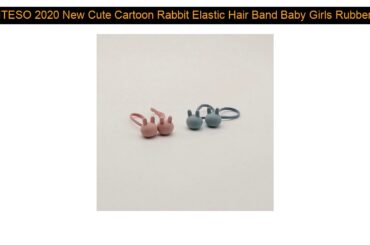 ITESO 2020 New Cute Cartoon Rabbit Elastic Hair Band Baby Girls Rubber Band Ponytail Holder Srunchi