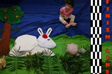 Tortoise and rabbit story theme baby photoshoot || Rabbit theme || Baby photoshoot ||