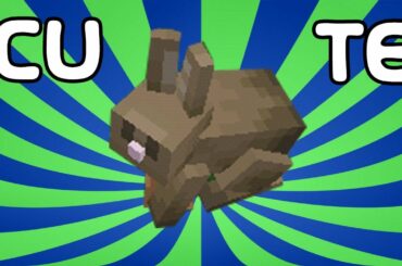 Cute bunny in Minecraft