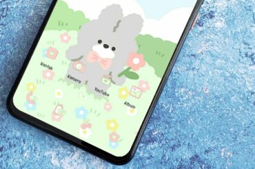 Charging Dynamic Cute Bunny Tema Vivo Full Pack
