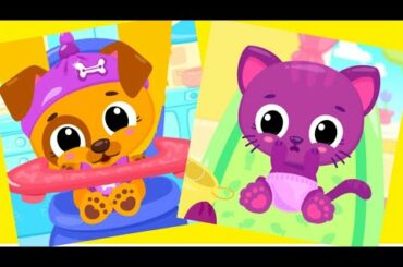 Cute & Tiny Family - Baby Care - Change their stinky diapers and give them a bubble bath - Kids Game