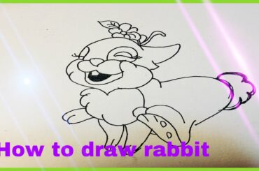 How to draw a cute rabbit