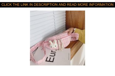 ☀️ Top List Children's small bag cute rabbit cotton girl breast bag baby waist bag