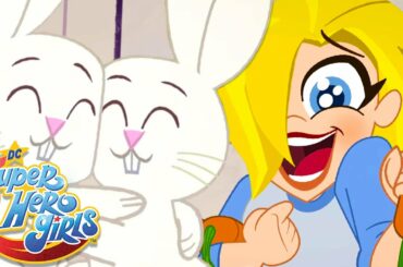 Bunny Baby Sitting 🐰 | #AdventuresInBunnysitting | DC Super Hero Girls