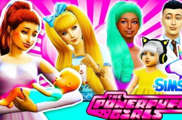 🐰💖BUNNY'S POWERPUFF BABY IS HERE!👶🍼 The Sims 4 Powerpuff Girls: Power of Four | Ep 37