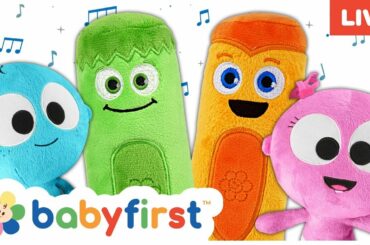 Toddler Learning Videos w Color Crew & GoGo Gaga | More Nursery Rhymes & Kids Songs | Baby First TV