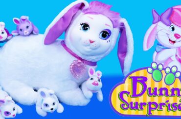 New Bunny Surprise Toy Unboxing With Mommy and Baby Rabbits Kids Toys