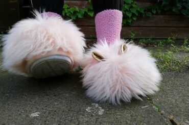 My cute bunny slipper