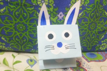 How to make paper bunny | bunny with paper | cute bunny.