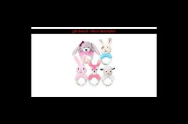 Best  Cute Baby Rattle Toys Rabbit Plush Baby Cartoon Bed Toys for Newborn 0-24 Months Educational
