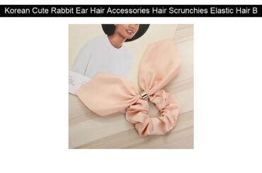 Korean Cute Rabbit Ear Hair Accessories Hair Scrunchies Elastic Hair Bands Ties Rope Bands Ponytail