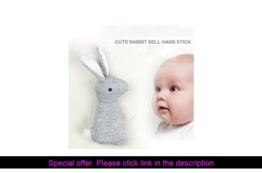 ☘️ Newborn Infant Baby Rattle Toys Cute Rabbit Handbells Plush Baby Toy With Sound Toy Gift Childre