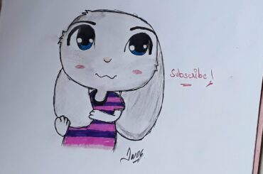 How to draw a cute bunny...