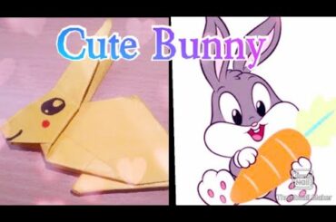 Cute Bunny, How to make cute bunny , Baby loony toons  (in 5 minutes)