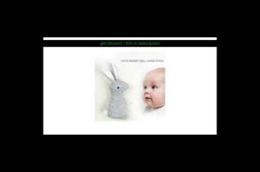 Good Baby Rattle Toys Animal Cute Rabbit Hand Bells Plush Baby Toy With BB Sound Toy Gift Christmas