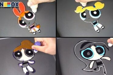 Powerpuff Girls Pancake art - Bell, Bunny, Blossom, bubbles, Buttercup, Bliss