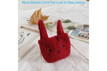 Review Children's universal small bag new cute rabbit plush one-shoulder messenger bag trendy mini