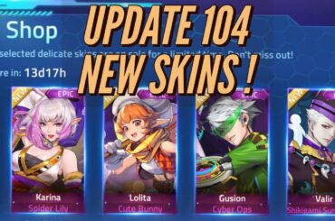 SKIN SHOWCASE - SPIDER LILY, CUTE BUNNY, CYBER OPS & SHIKIGAMI SUMMONER🔥 | MOBILE LEGENDS ADVENTURE