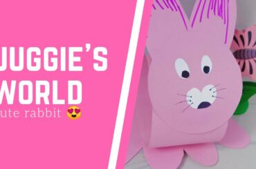 How to make  rabbit using paper🧐//CUTE RABBIT