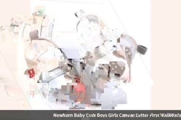 ✅Newborn Baby Cute Boys Girls Canvas Letter First Walkers Soft Sole Sh