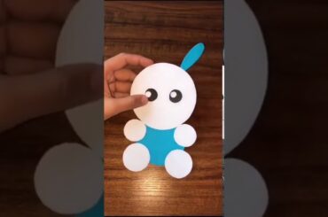 Easy craft of cute bunny