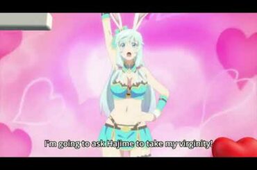 when a cute bunny thicc lewd girl wants hajime to take her virginity