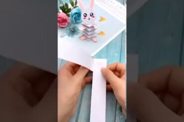 Paper craft cute rabbit
