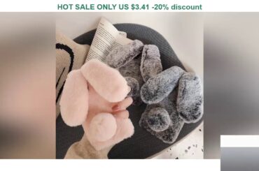 Huawei P Smart 2020 Case Cute Rabbit Ears Plush Cover For Huawei P Smart 2020 Fashion Soft Silicon