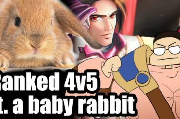 4v5 Soraka feed | Ranked | League of Legends ft. a baby rabbit (Jhin smurf)