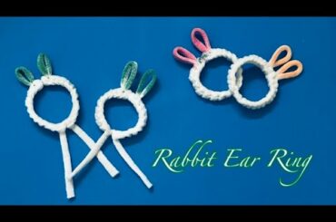 Hướng dẫn làm NHẪN TAI THỎ siêu CUTE / Cute Rabbit Ear Ring / DIY