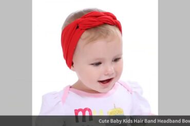 ✅Cute Baby Kids Hair Band Headband Bow Rabbit Ear Hairbands Chinese Kno