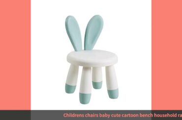 ✓Children's chairs baby cute cartoon bench household rabbit chair backr
