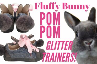 Super Cute Bunny Trainers! Custom Shoes by Customised Bling Things