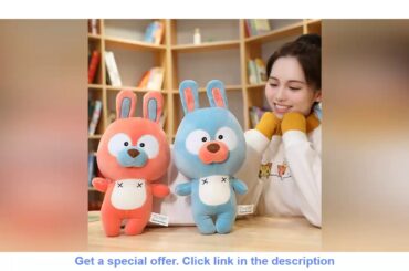 ☄️ kawaii rabbit plush toys anime plush dumb cute rabbit pillow baby room home decor peluches grand