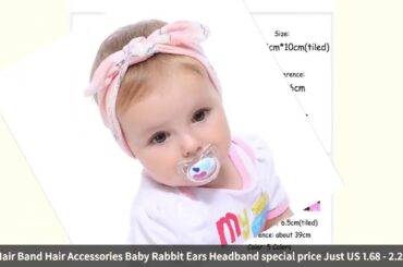 ✅Solid Color Baby Cross Stretch Headband Girls Twisted Knotted Nylon El