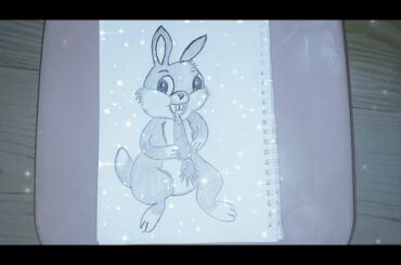 Cute bunny🐰drawing easy step by step .(By Sanskriti)