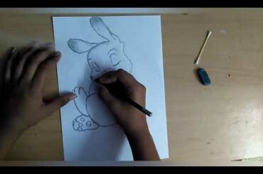 How to draw a cute rabbit